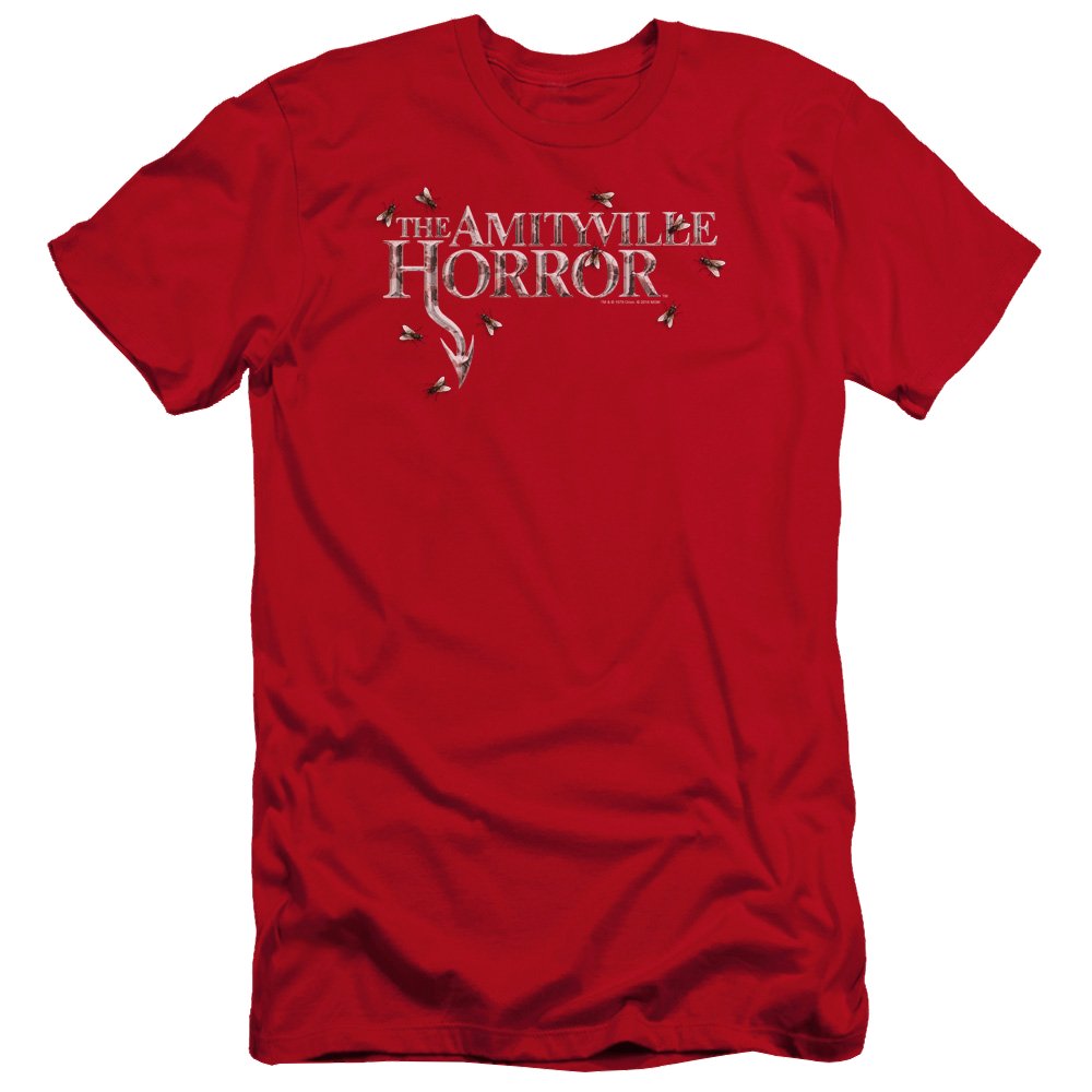 Amityville Horror Flies - Men's Premium Slim Fit T-Shirt Men's Premium Slim Fit T-Shirt Amityville Horror   