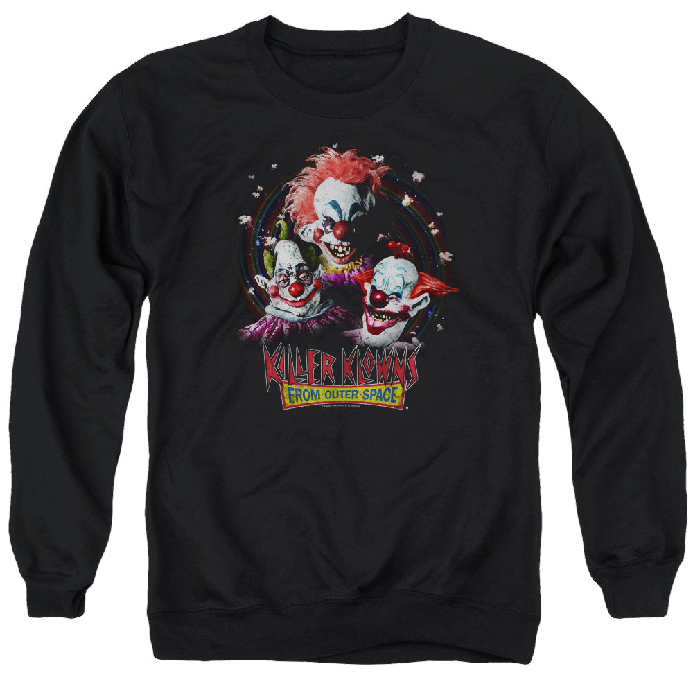 Killer Klowns From Outer Space Killer Klowns Men's Crewneck Sweatshirt Men's Crewneck Sweatshirt Killer Klowns From Outer Space   