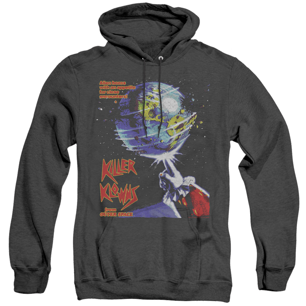 Killer Klowns From Outer Space Invaders - Heather Pullover Hoodie Heather Pullover Hoodie Killer Klowns From Outer Space   