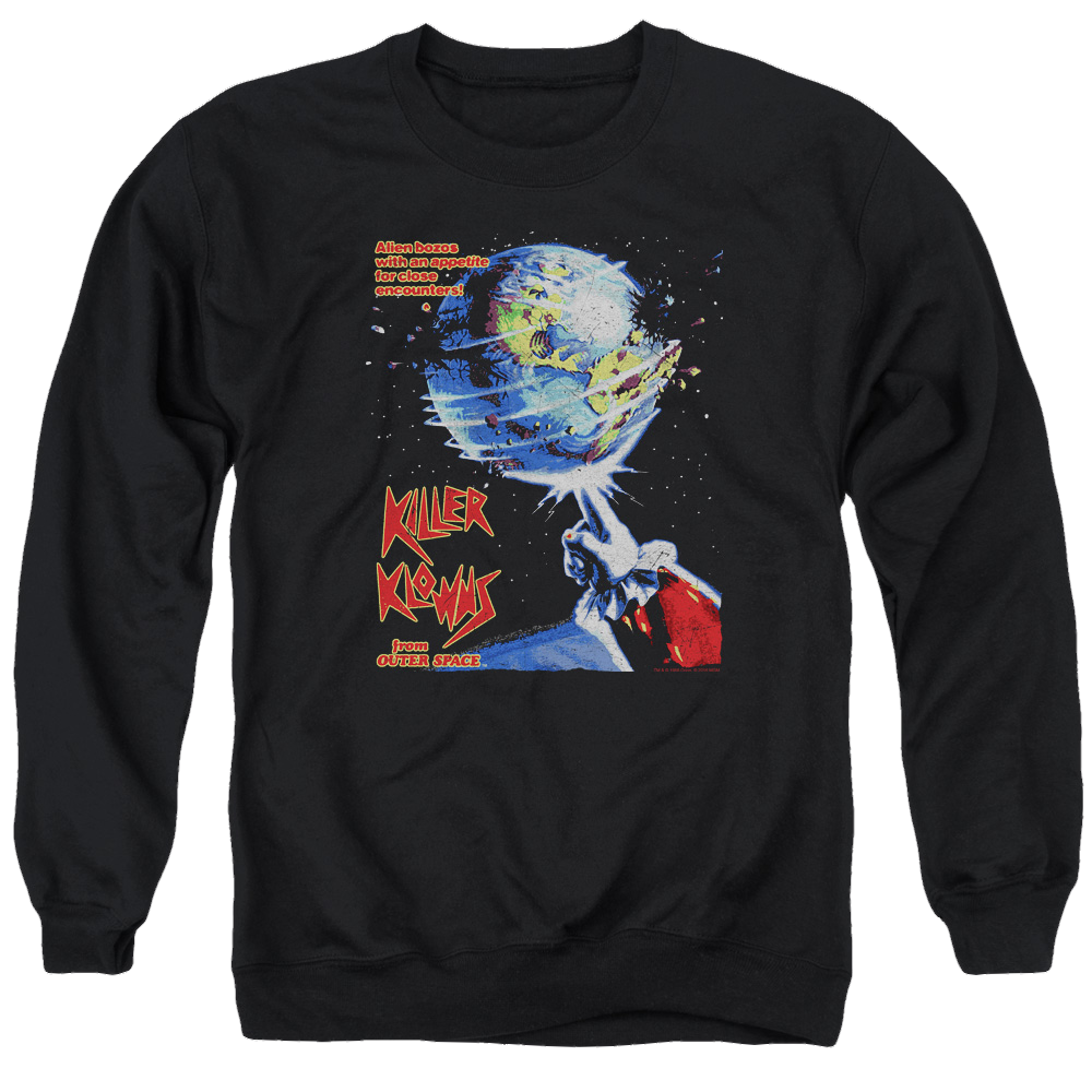 Killer Klowns From Outer Space Invaders Men's Crewneck Sweatshirt Men's Crewneck Sweatshirt Killer Klowns From Outer Space   
