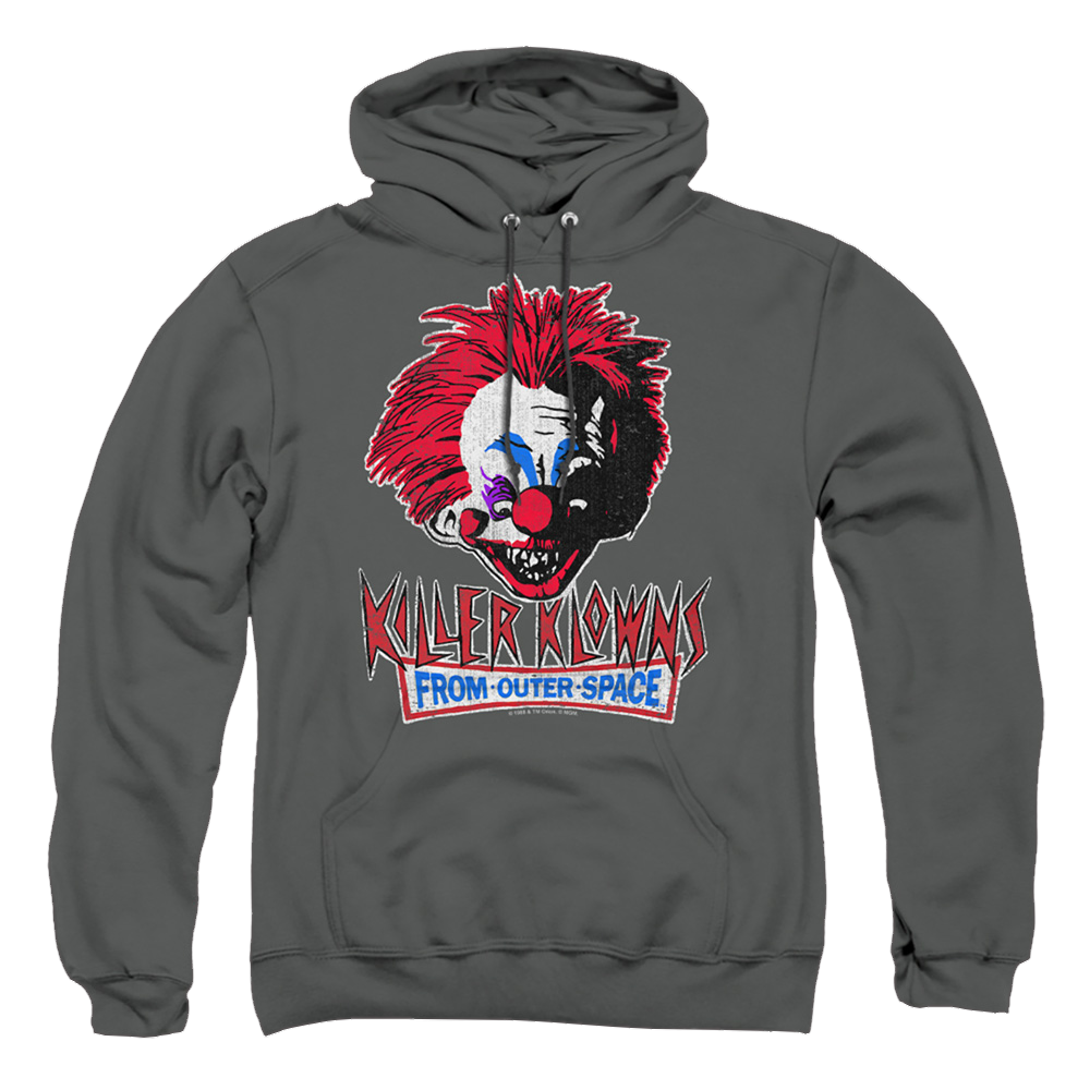 Killer Klowns From Outer Space Rough Clown Pullover Hoodie Pullover Hoodie Killer Klowns From Outer Space   