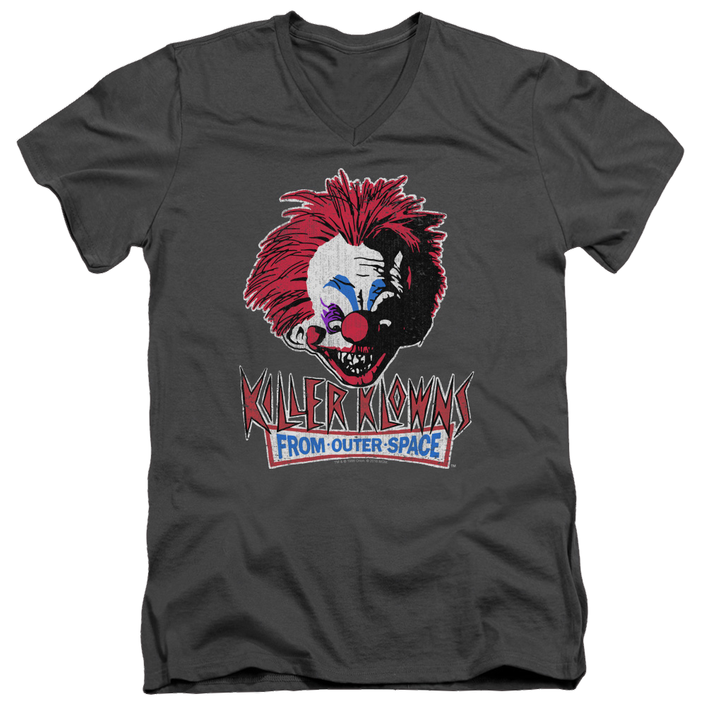 Killer Klowns From Outer Space Rough Clown Men's V-Neck T-Shirt Men's V-Neck T-Shirt Killer Klowns From Outer Space   