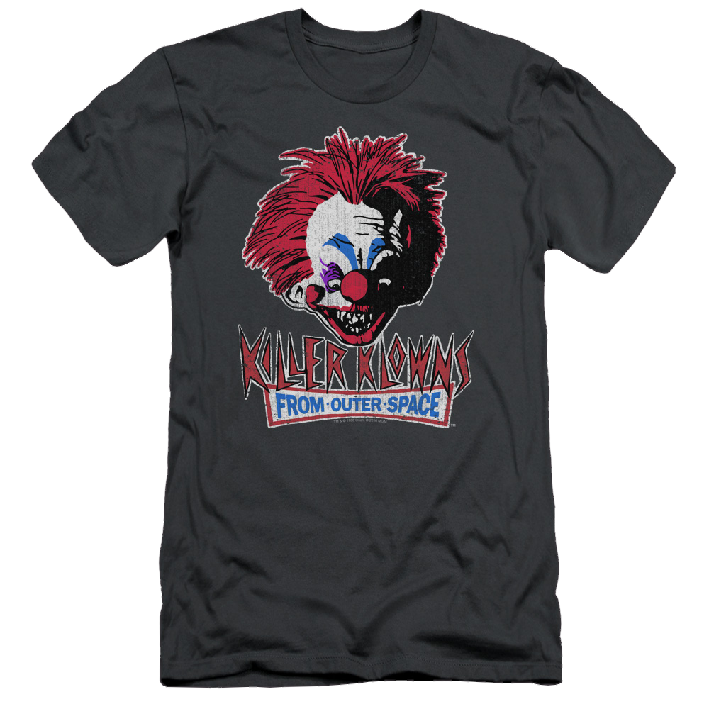 Killer Klowns From Outer Space Rough Clown Men's Slim Fit T-Shirt ...