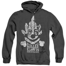 Killer Klowns From Outer Space Kreepy - Heather Pullover Hoodie Heather Pullover Hoodie Killer Klowns From Outer Space   