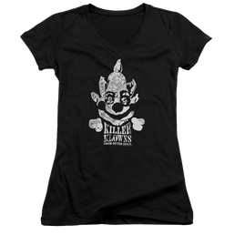 Killer Klowns From Outer Space Kreepy Juniors V-Neck T-Shirt Juniors V-Neck T-Shirt Killer Klowns From Outer Space   