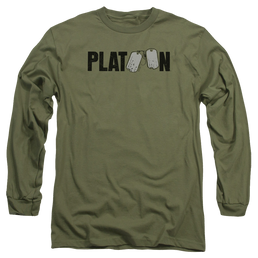 Platoon Logo Men's Long Sleeve T-Shirt Men's Long Sleeve T-Shirt Platoon   