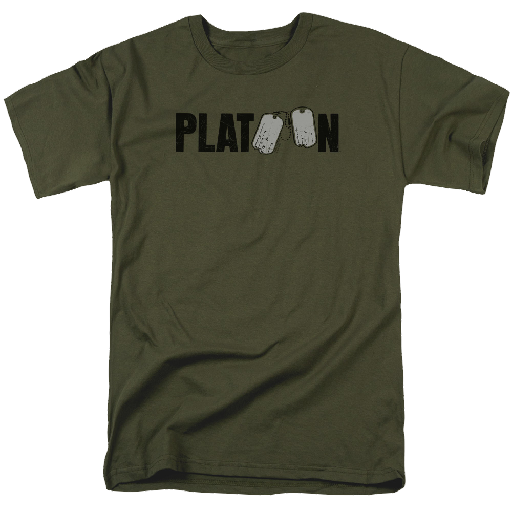 Platoon Logo - Men's Regular Fit T-Shirt Men's Regular Fit T-Shirt Platoon   