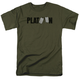 Platoon Logo - Men's Regular Fit T-Shirt Men's Regular Fit T-Shirt Platoon   