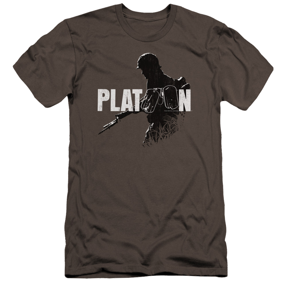 Platoon Shadow Of War Men's Premium Slim Fit T-Shirt Men's Premium Slim Fit T-Shirt Platoon   