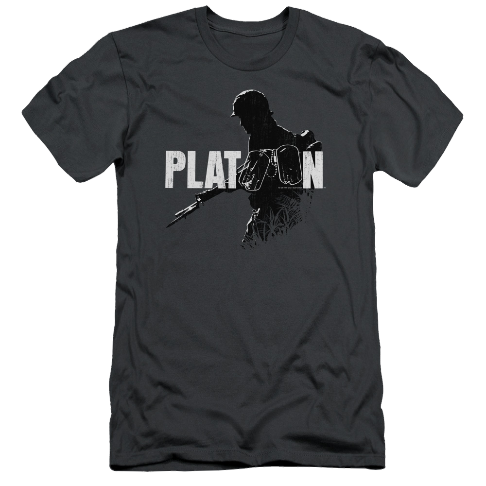 Platoon Shadow Of War Men's Slim Fit T-Shirt Men's Slim Fit T-Shirt Platoon   