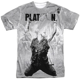 Platoon Grayscale Poster Adult All Over Print 100% Poly T-Shirt Men's All-Over Print T-Shirt Platoon Adult All Over Print 100% Poly T-Shirt S Multi