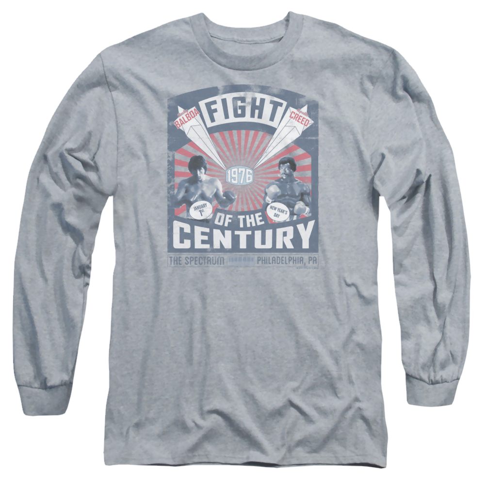 Rocky Balboa Creed Fight Poster - Men's Long Sleeve T-Shirt Men's Long Sleeve T-Shirt Rocky   