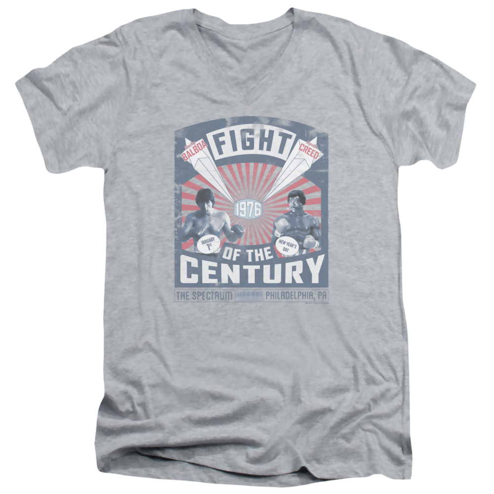 Rocky Balboa Creed Fight Poster - Men's V-Neck T-Shirt Men's V-Neck T-Shirt Rocky   