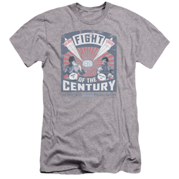 Rocky Balboa Creed Fight Poster - Men's Premium Slim Fit T-Shirt Men's Premium Slim Fit T-Shirt Rocky   