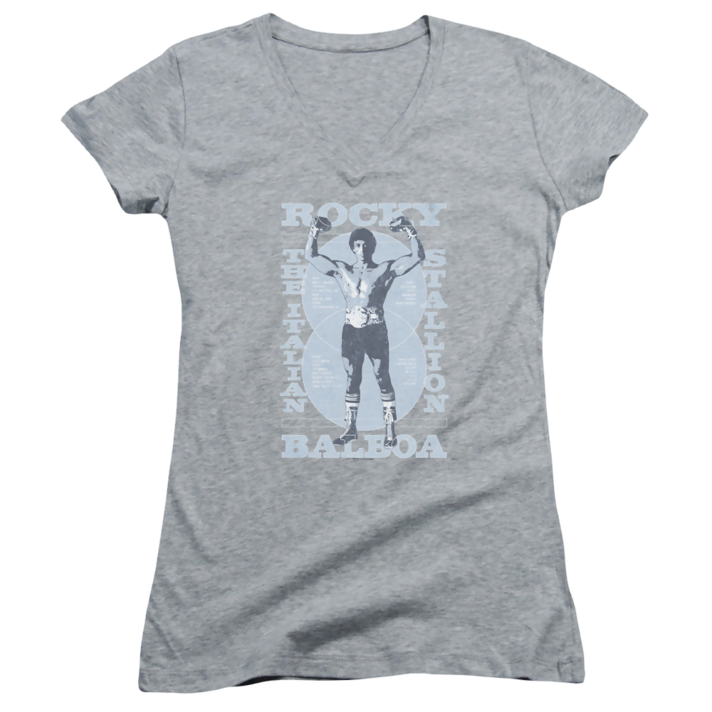 Rocky Gun Show - Juniors V-Neck T-Shirt Juniors V-Neck T-Shirt Rocky   