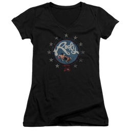 Rocky Bloodiest Bicentennial - Juniors V-Neck T-Shirt Juniors V-Neck T-Shirt Rocky   