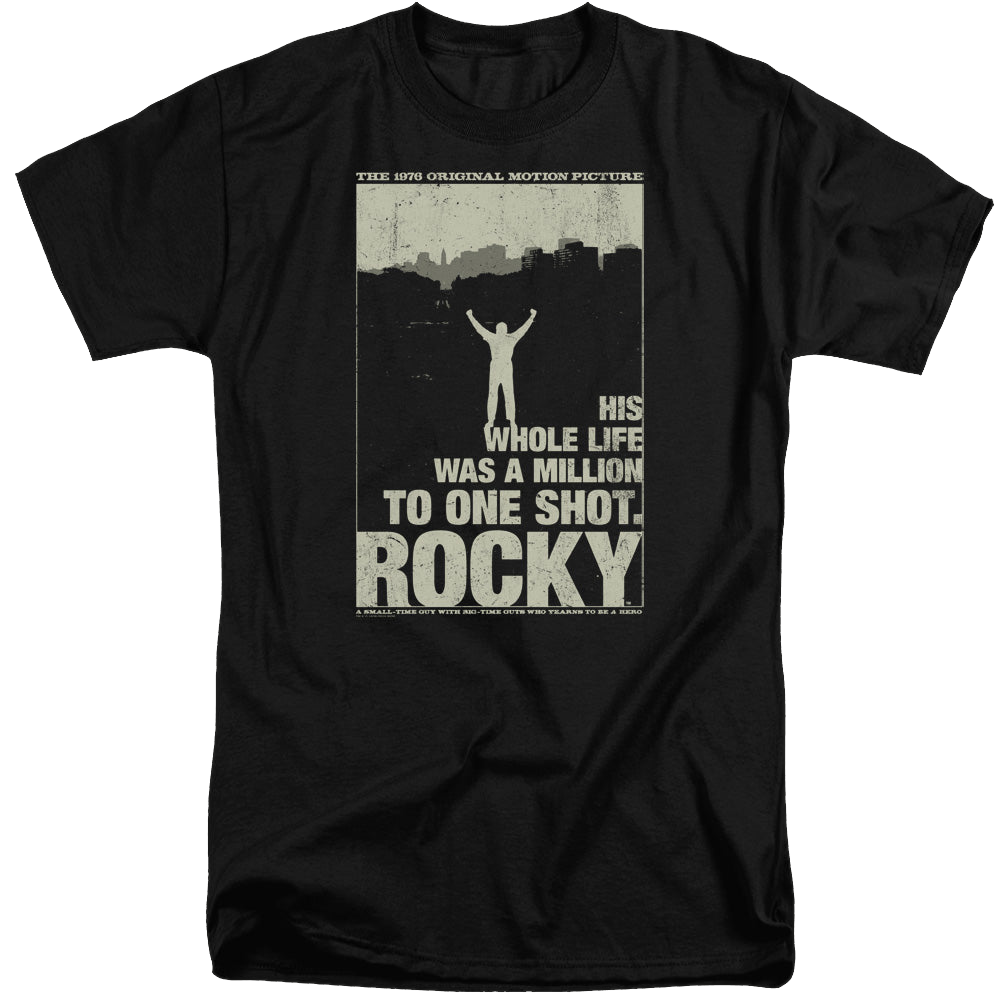 Rocky Silhouette - Men's Tall Fit T-Shirt Men's Tall Fit T-Shirt Rocky   
