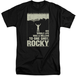 Rocky Silhouette - Men's Tall Fit T-Shirt Men's Tall Fit T-Shirt Rocky   