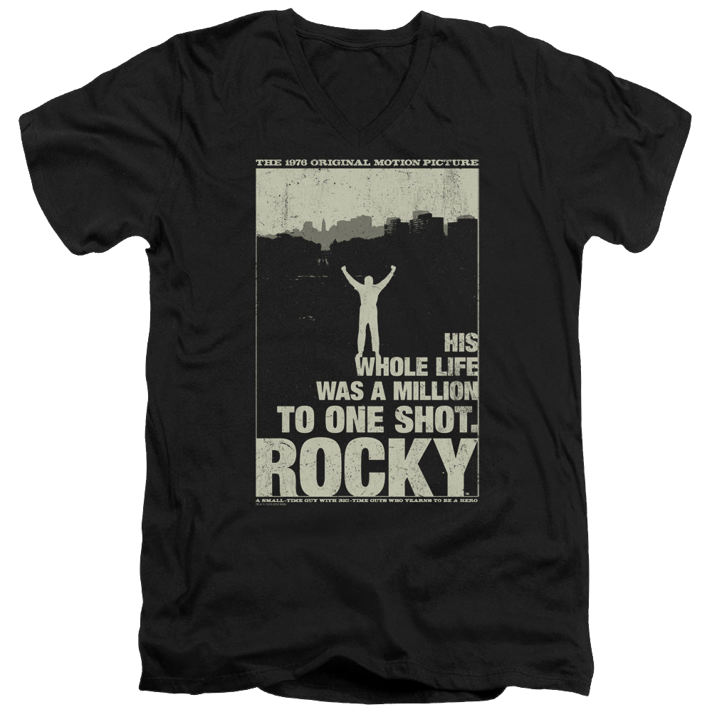 Rocky Silhouette - Men's V-Neck T-Shirt Men's V-Neck T-Shirt Rocky   