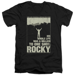 Rocky Silhouette - Men's V-Neck T-Shirt Men's V-Neck T-Shirt Rocky   