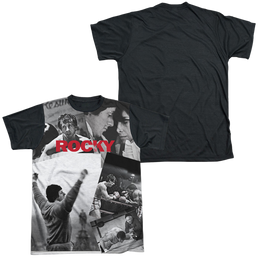 Rocky 40Th Anniversay Collage - Men's Black Back T-Shirt Men's Black Back T-Shirt Rocky   