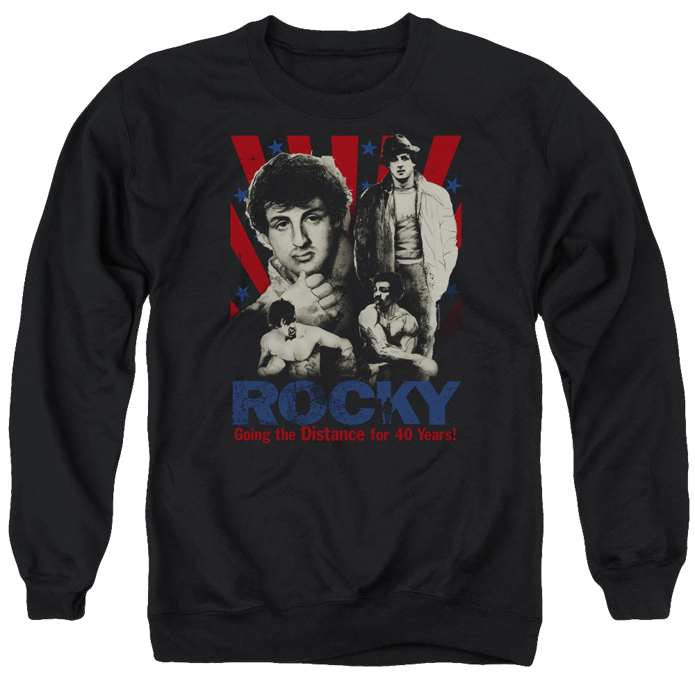 Rocky Going The Distance - Men's Crewneck Sweatshirt Men's Crewneck Sweatshirt Rocky   
