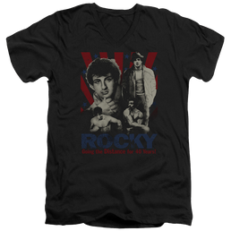 Rocky Going The Distance - Men's V-Neck T-Shirt Men's V-Neck T-Shirt Rocky   