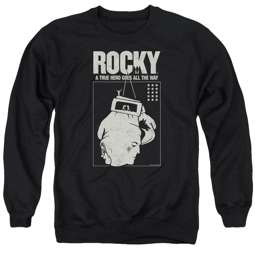 Rocky The Hero - Men's Crewneck Sweatshirt Men's Crewneck Sweatshirt Rocky   