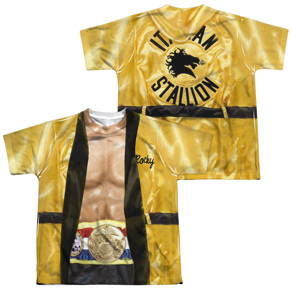 Rocky Yellow Robe (Front/Back Print) - Youth All-Over Print T-Shirt Youth All-Over Print T-Shirt (Ages 8-12) Rocky   