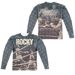 Rocky Battle (Front/Back Print) - Men's All-Over Print Long Sleeve Men's All-Over Print Long Sleeve Rocky   