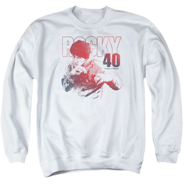 Rocky 40 Years Strong - Men's Crewneck Sweatshirt Men's Crewneck Sweatshirt Rocky   