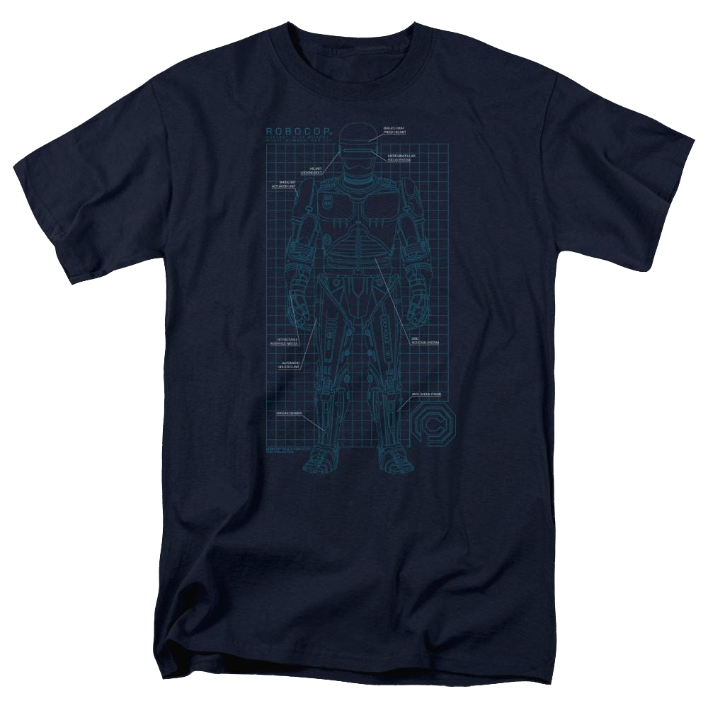 Robocop Schematic Men's Regular Fit T-Shirt Men's Regular Fit T-Shirt Robocop   