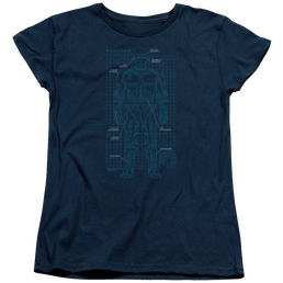 Robocop Schematic Women's T-Shirt Women's T-Shirt Robocop   