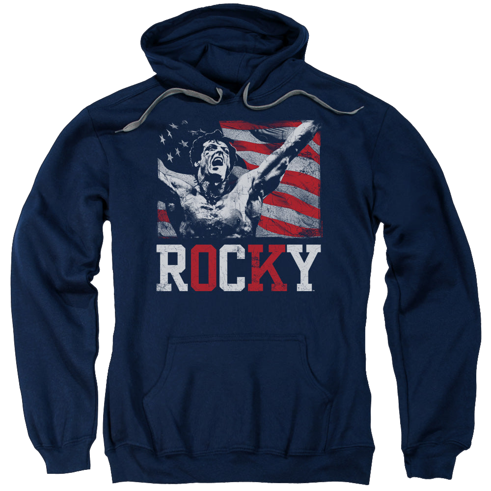 Rocky Flag Champion - Pullover Hoodie Pullover Hoodie Rocky   