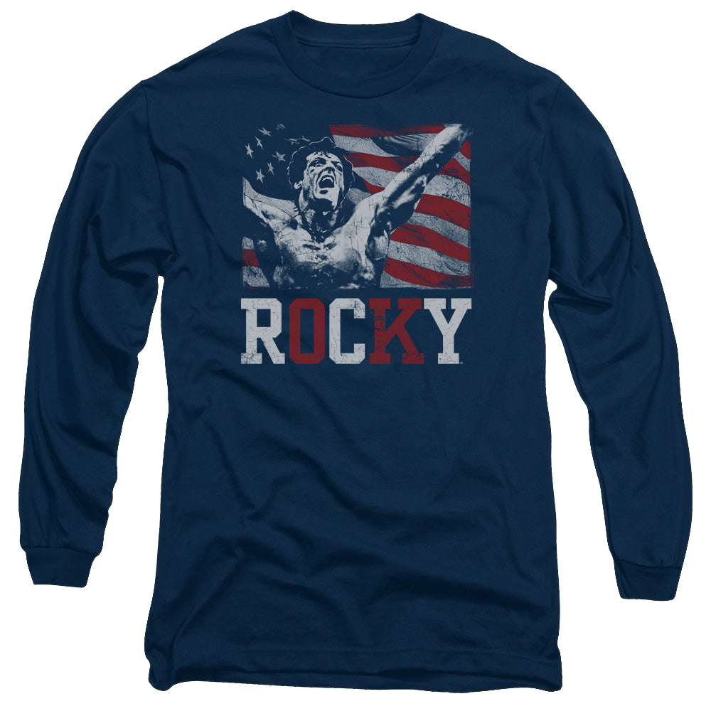 Rocky Flag Champion - Men's Long Sleeve T-Shirt Men's Long Sleeve T-Shirt Rocky   