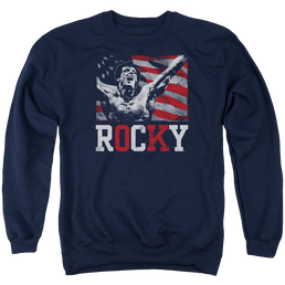 Rocky Flag Champion - Men's Crewneck Sweatshirt Men's Crewneck Sweatshirt Rocky   