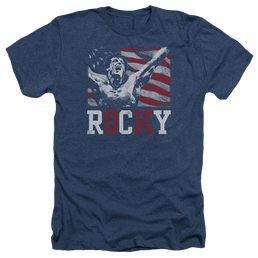 Rocky Flag Champion - Men's Heather T-Shirt Men's Heather T-Shirt Rocky   