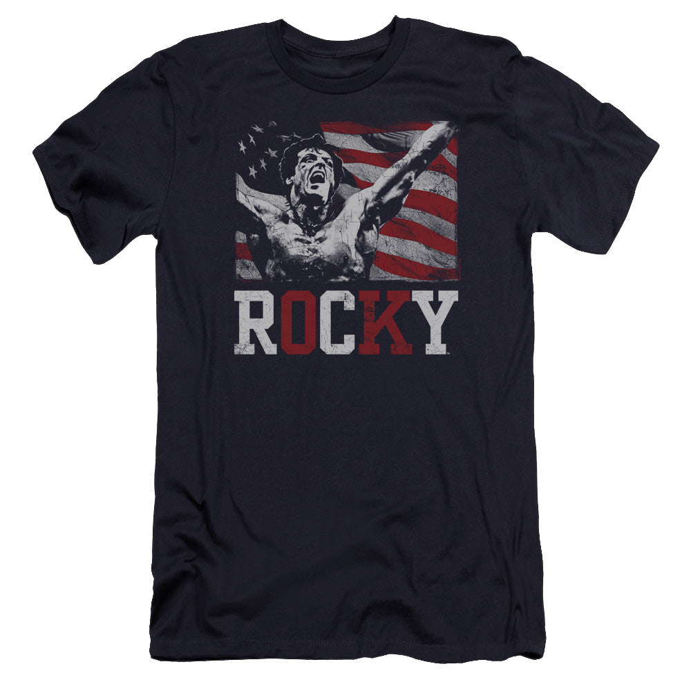 Rocky Flag Champion - Men's Premium Slim Fit T-Shirt Men's Premium Slim Fit T-Shirt Rocky   