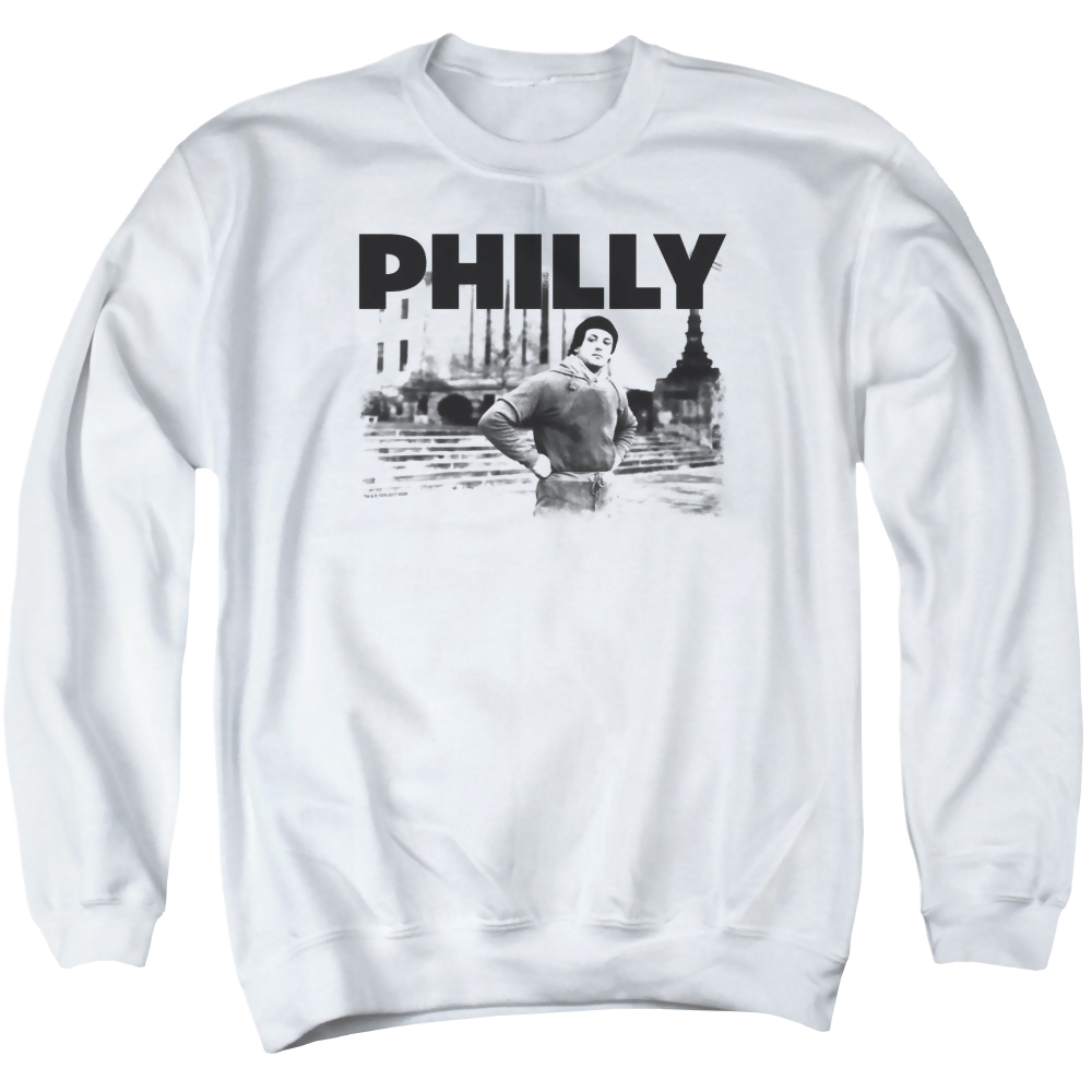 Rocky Philly - Men's Crewneck Sweatshirt Men's Crewneck Sweatshirt Rocky   