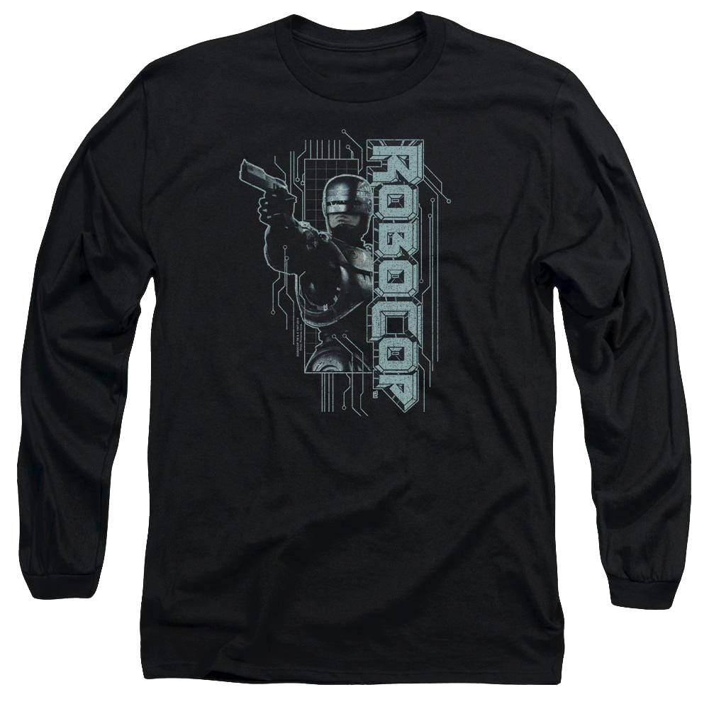 Robocop Murphy Split Men's Long Sleeve T-Shirt Men's Long Sleeve T-Shirt Robocop   