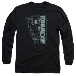 Robocop Murphy Split Men's Long Sleeve T-Shirt Men's Long Sleeve T-Shirt Robocop   