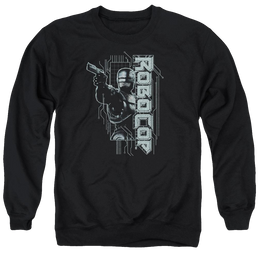Robocop Murphy Split Men's Crewneck Sweatshirt Men's Crewneck Sweatshirt Robocop   