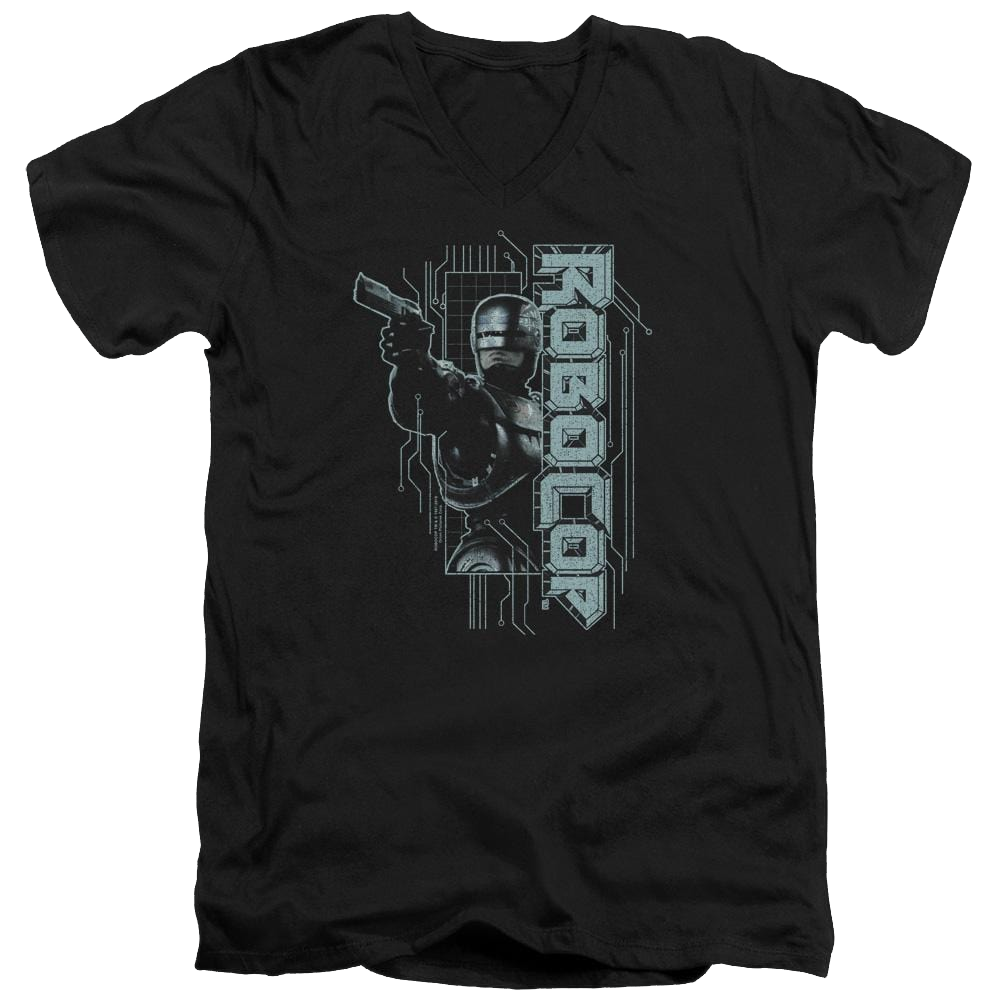 Robocop Murphy Split Men's V-Neck T-Shirt Men's V-Neck T-Shirt Robocop   