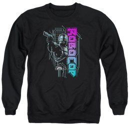 Robocop Robo Neon Men's Crewneck Sweatshirt Men's Crewneck Sweatshirt Robocop   