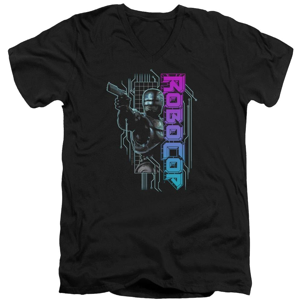 Robocop Robo Neon Men's V-Neck T-Shirt Men's V-Neck T-Shirt Robocop   