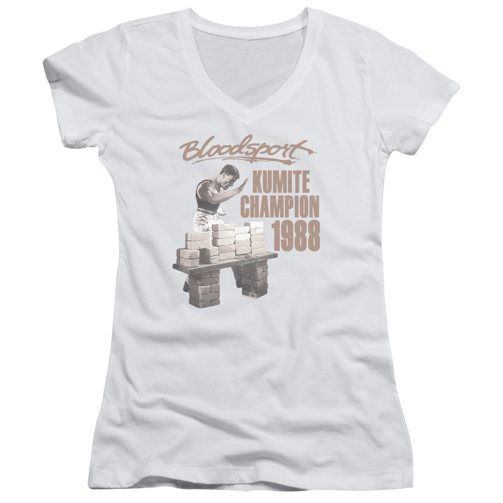 Bloodsport Dux Smash - Juniors V-Neck T-Shirt Juniors V-Neck T-Shirt Bloodsport   