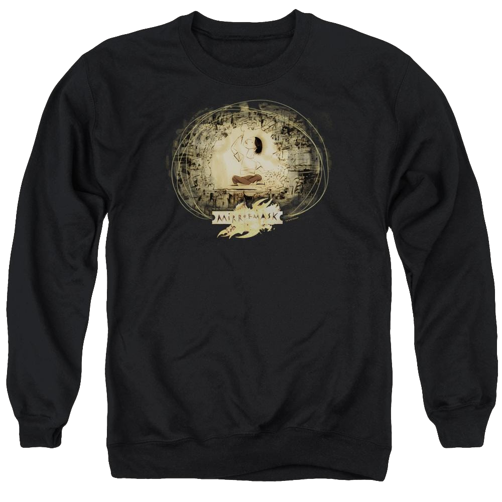 Mirrormask Sketch Men's Crewneck Sweatshirt Men's Crewneck Sweatshirt Mirrormask   