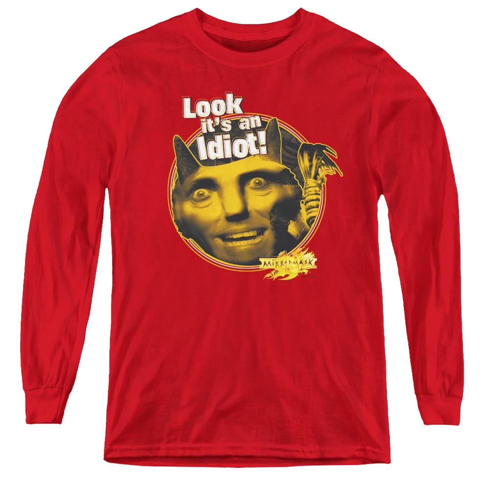 Mirrormask Riddle Me This - Youth Long Sleeve T-Shirt Youth Long Sleeve T-Shirt Mirrormask   