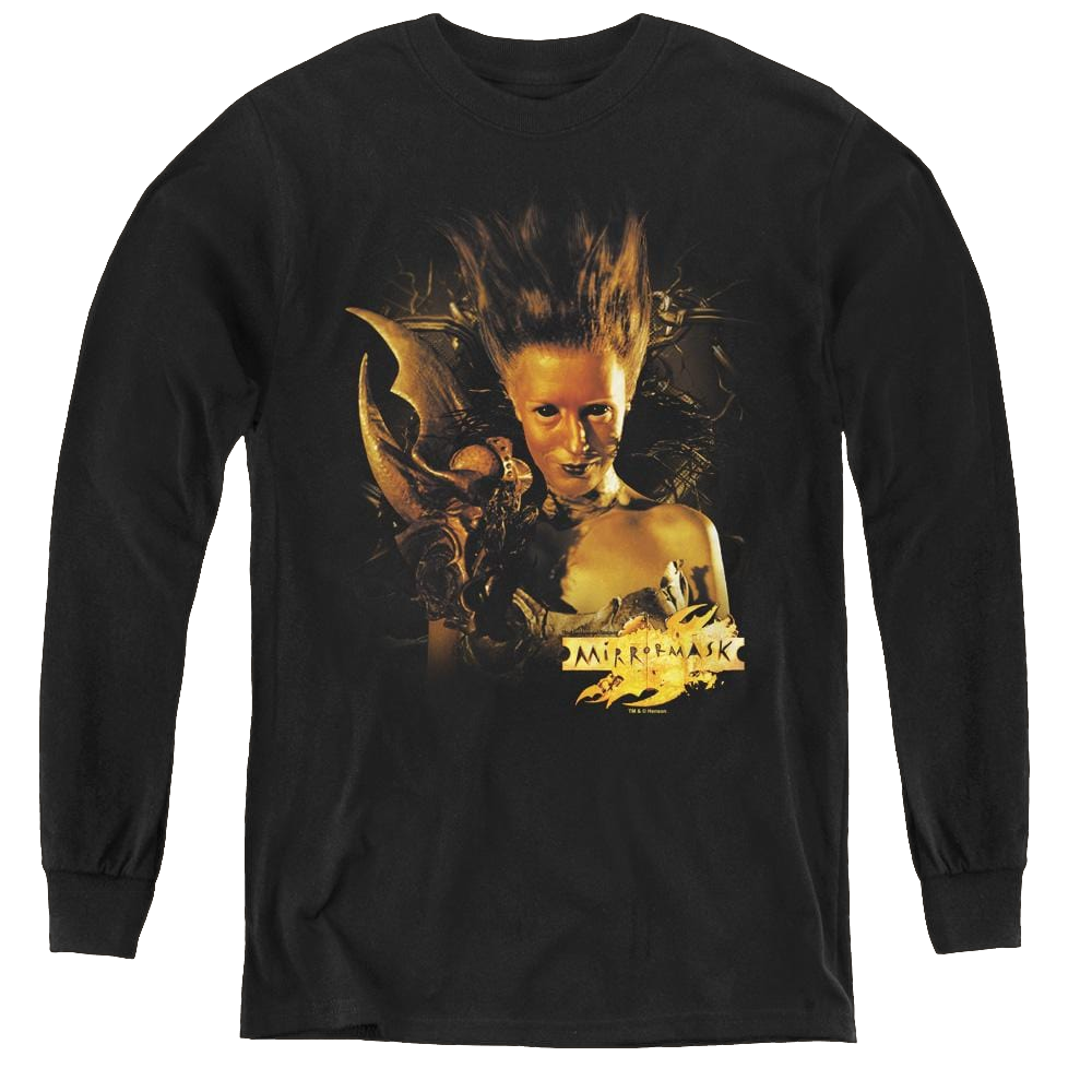 Mirrormask Queen Of Shadows - Youth Long Sleeve T-Shirt Youth Long Sleeve T-Shirt Mirrormask   