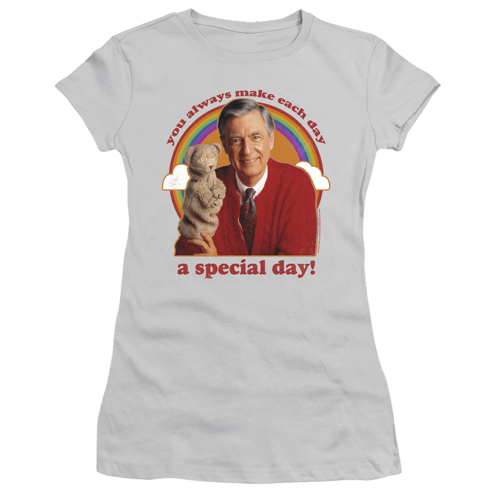Mister Rogers A Special Day - Juniors T-Shirt Juniors T-Shirt Mister Rogers   